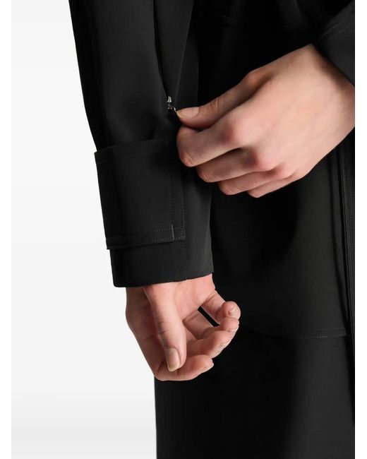Fusalp Black Melroo Zip-Up Hooded Parka