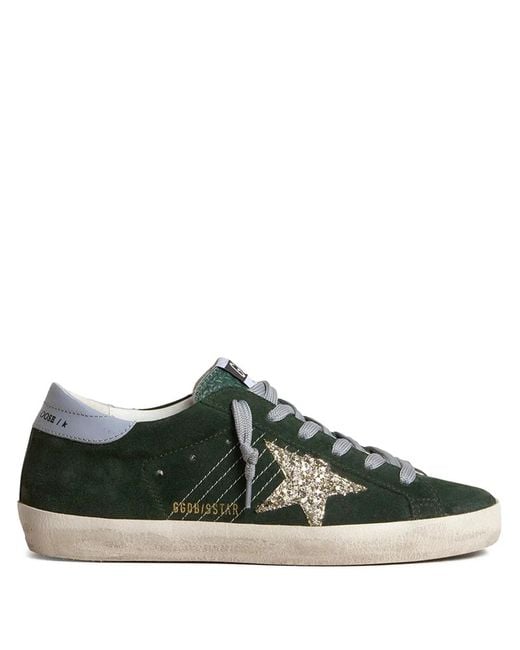 Golden Goose Deluxe Brand Green Super Star Sneakers