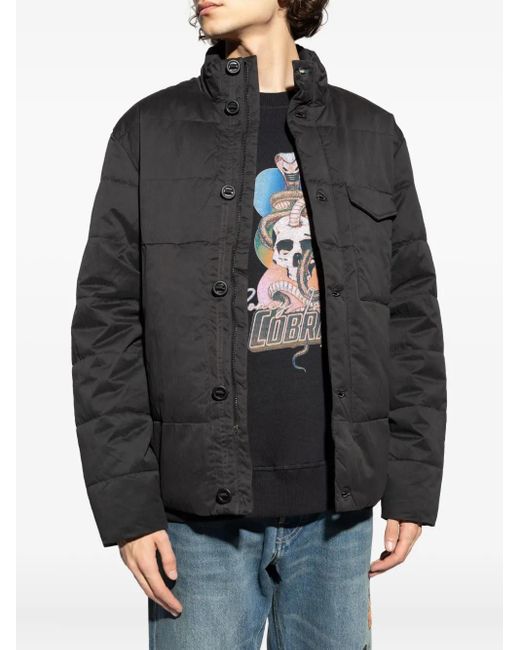 Paul Smith Black Chest-Pocket Padded Jacket for men