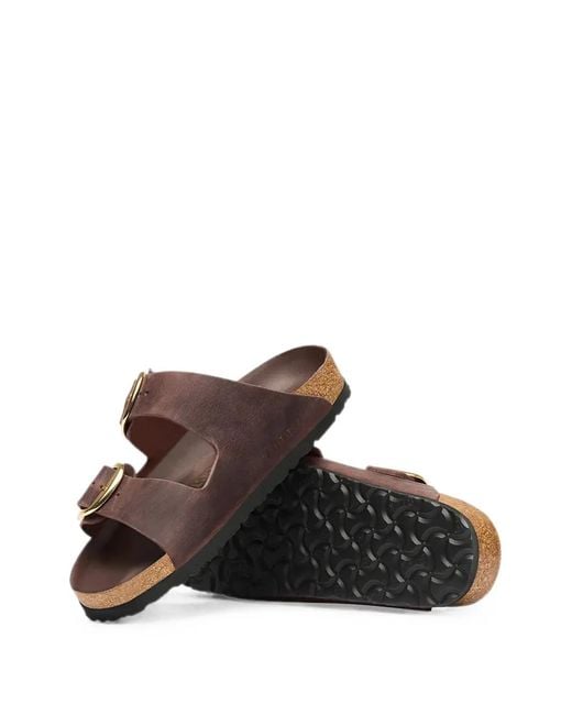 Birkenstock Brown Arizona Big Buckle Sandals