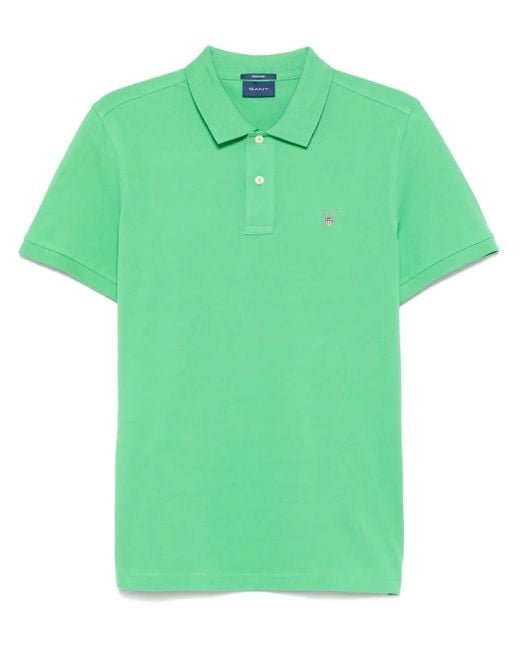 メンズ Gant ポロシャツ Green