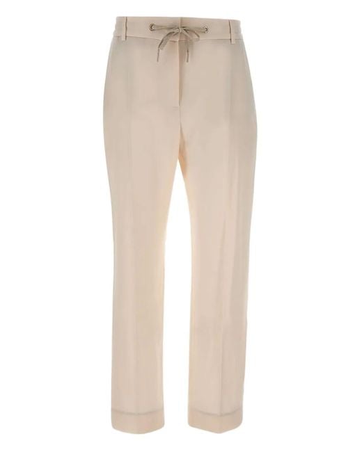Pantalones Con Cordones Eleventy de color Natural