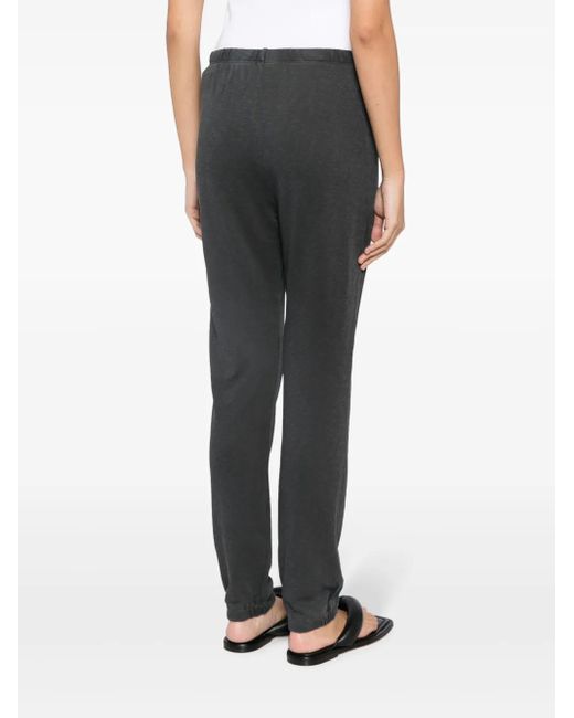James Perse Gray Drawstring-Fastening Track-Pants