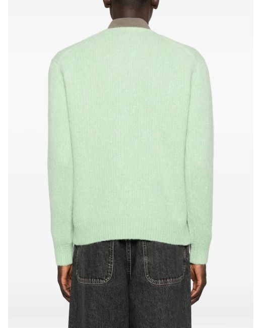 sunflower Green Crew-Neck Sweater for men