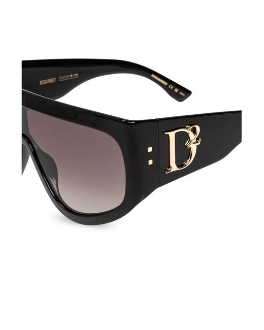 DSquared² Black Oversize-Frame Sunglasses