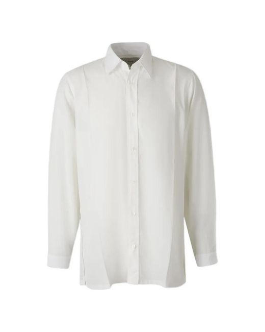 Setchu White Long-Sleeve Shirt for men