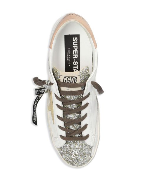 Golden Goose Deluxe Brand White Super-star Classic Leather Sneakers