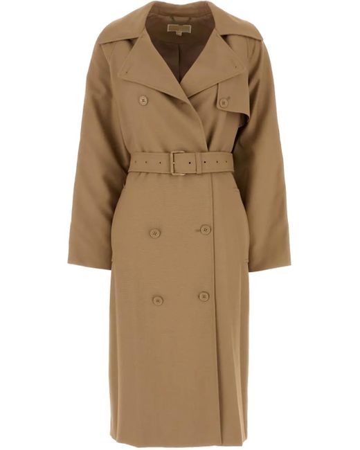 MICHAEL Michael Kors ダブルトレンチコート Natural