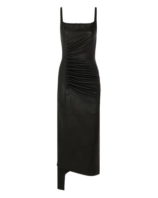 Rabanne シャーリング ドレス Black