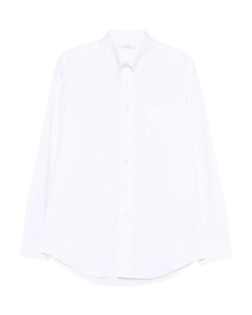Camisa de algodón con bolsillo en el pecho Givenchy de hombre de color White