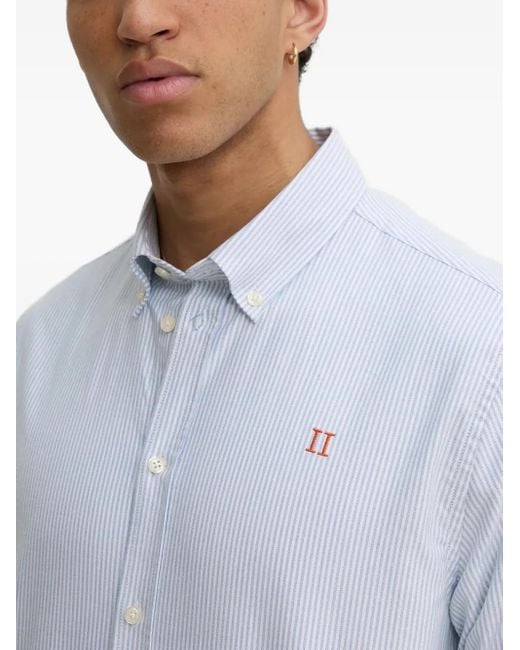 Les Deux White Striped Shirt for men
