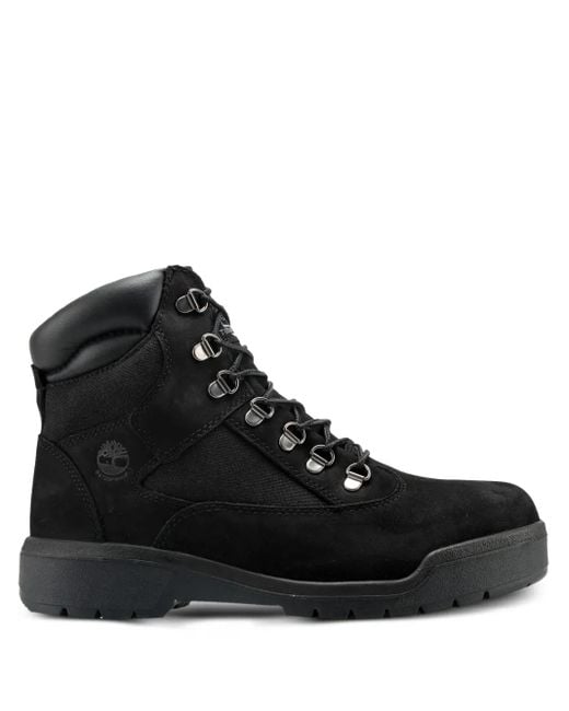 Timberland Black 6-Inch Waterproof Field Boots