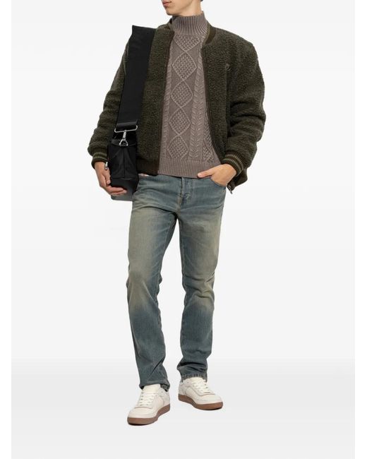 DIESEL Green 'S-Reds' Jacket for men