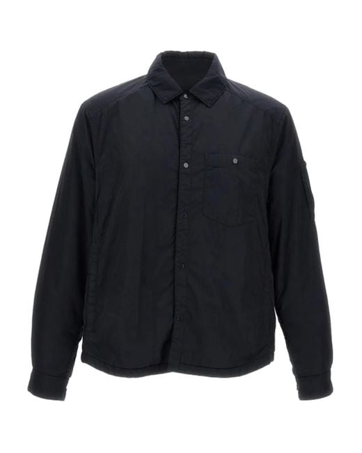 C P Company Hemd Mit Taschendetail in Blue für Herren
