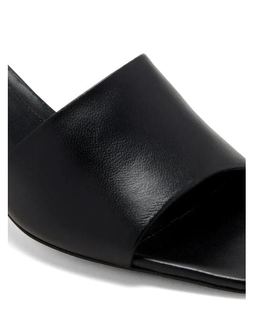 Aeyde Black 60Mm Jeanie Mules