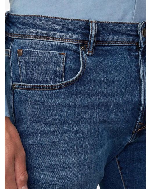 Hackett Blue Straight-Leg Jeans for men