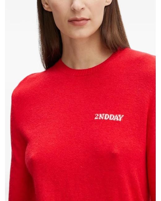 2nd Day Logo-Embroidered Sweater