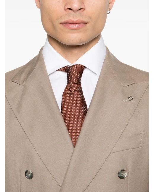 Tagliatore Natural Double-Breasted Suit for men