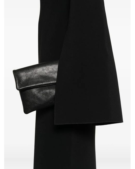 Solace London Black Alina One-Shoulder-Maxikleid