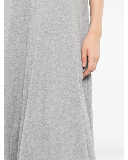 JNBY Gray Sleeveless Flared Dress