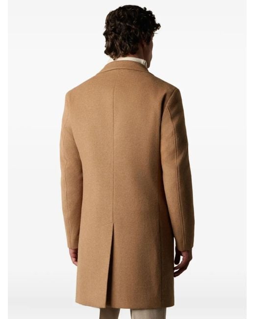 Brooks Brothers Brown Flap-Pocket Coat for men