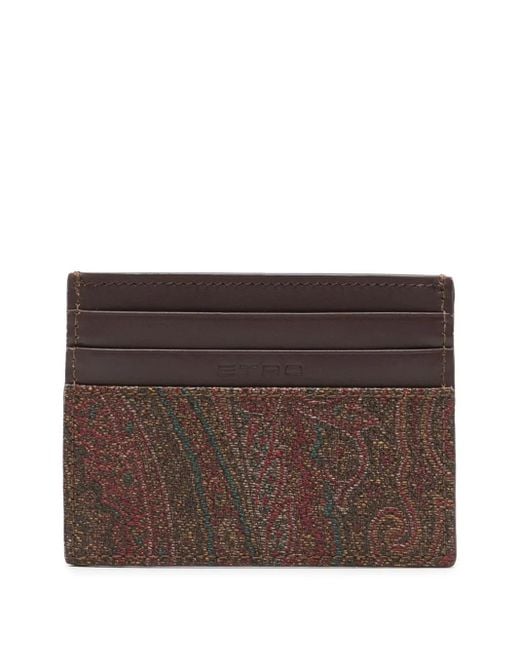 Etro Brown Small Leather Goods for men