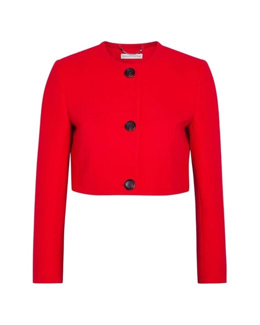 Emilia Wickstead Cropped Jack in het Red