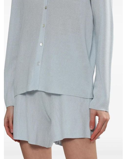 B+ AB Ribgebreide Loungekleding in het Blue