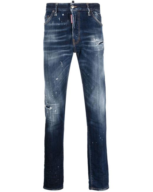 DSquared² Blue Cool Guy Slim-cut Jeans for men