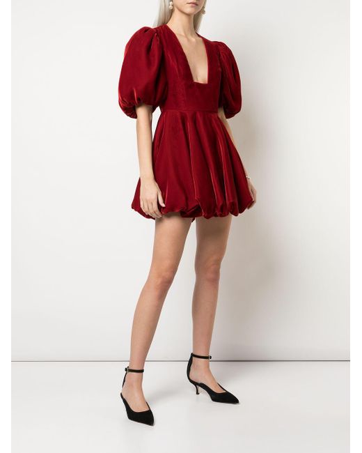khaite red dress