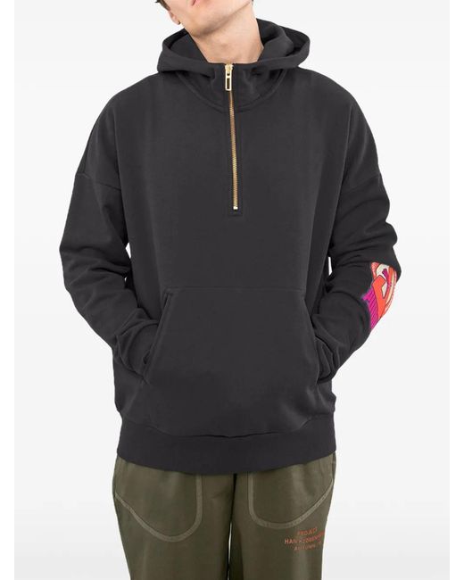 PUMA Gray X Han Kjøbenhavn Half-Zip Hoodie for men