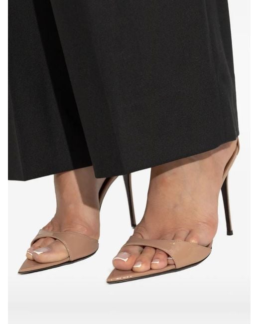 Giuseppe Zanotti Metallic 110Mm Pointed-Toe Ankle-Strap Sandals