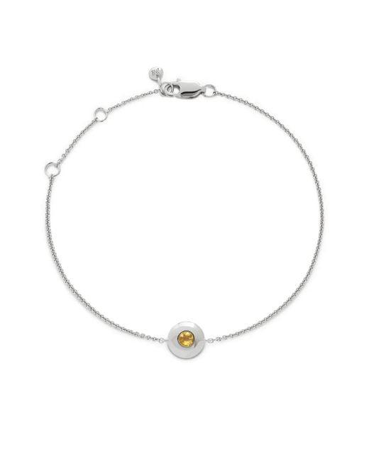 Monica Vinader White November Birthstone Bracelet
