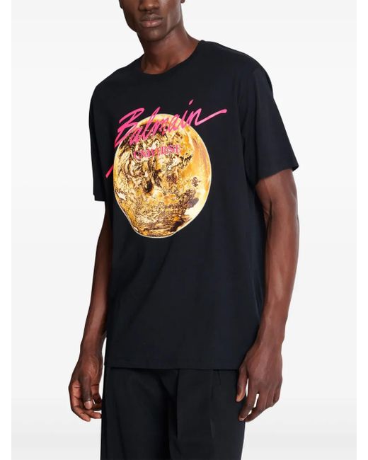 Balmain Black T-Shirts for men
