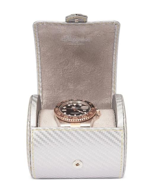 Rapport White Carbon Single Watch Roll for men