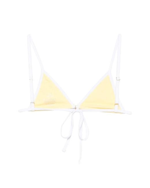 FAE SWIM Yellow Lumi Bikini Top