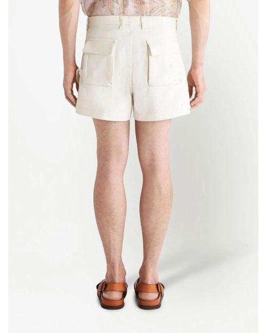 Etro Natural Multi-pocket High-waist Shorts for men