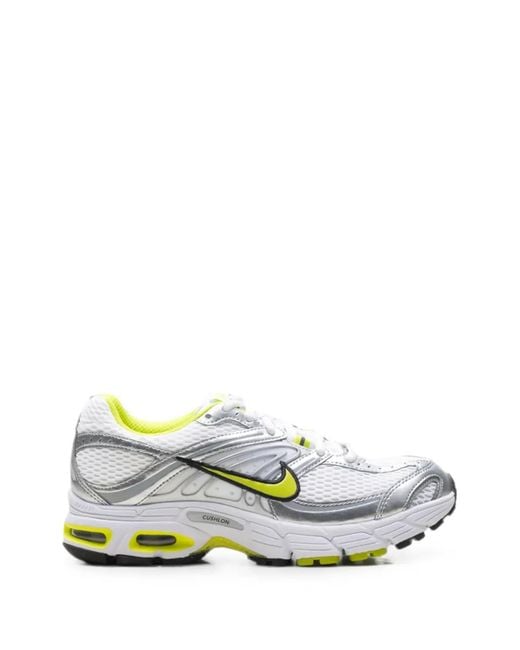 Nike White Air Max Moto 2K Lace-Up Sneakers
