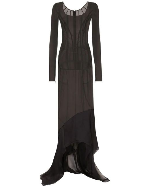Dolce & Gabbana Black Kim Dolce&Gabbana Floor-Length Dress