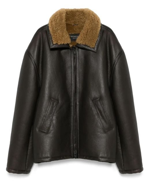 Balenciaga Black Aviator Jacket for men