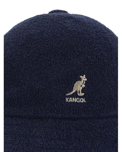 Kangol Blue Logo Bucket Hat