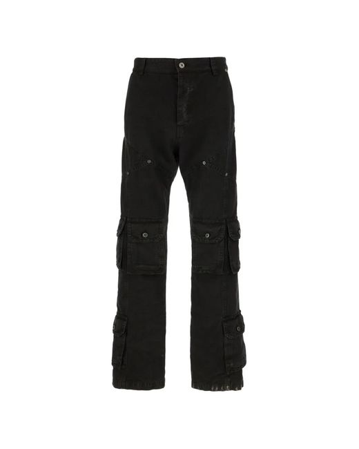 Off-White c/o Virgil Abloh Black Multi-Pocket Cargo Pants for men