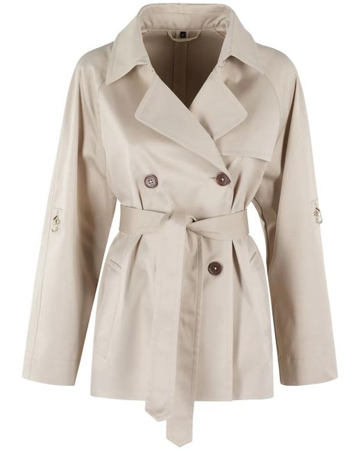 Fay Natural Belted Trench Coat