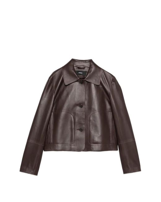 Arma Brown Emy Flap-Pocket Jacket