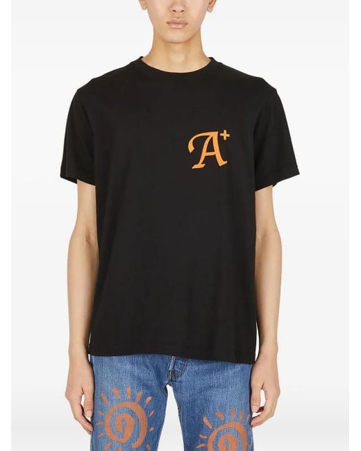 Perks And Mini Black Graphic-Motif Jersey T-Shirt