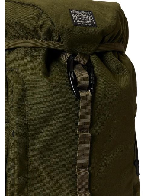 Polo Ralph Lauren Green Webbed Outdoor Backpack for men