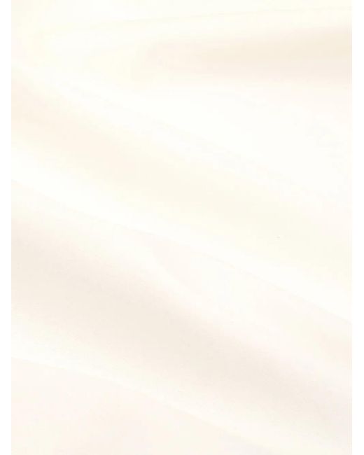 Sporty & Rich White Carla Logo-Print Swimsuit