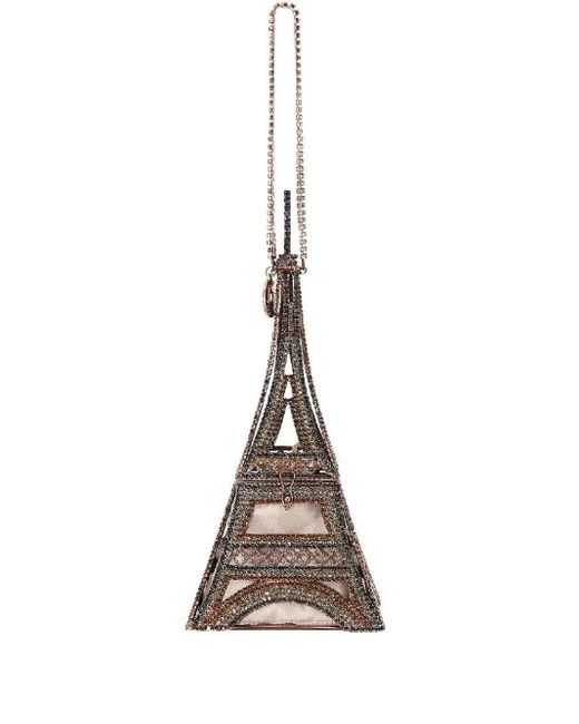Rosantica Brown Tour Eiffel Mini Bag