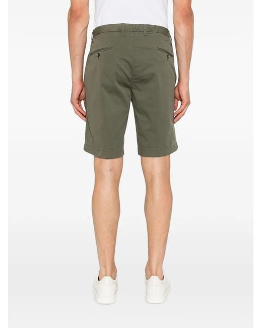 Briglia 1949 Green Malibu Drawstring-Waist Cotton Shorts for men