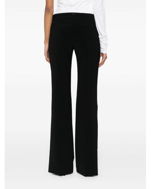 Courreges Black Heritage Flared Trousers